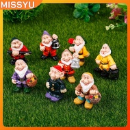 MISSYU Fairy Garden Miniatures Gnome Dwarf Mini Gnome Figurines Garden Decoration MISSYU