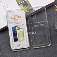 Infinix GT 30 Infinix GT 30 Pro Clear Card Case Card Slot Clear Case Infinix GT 30 Infinix GT 30 Pro