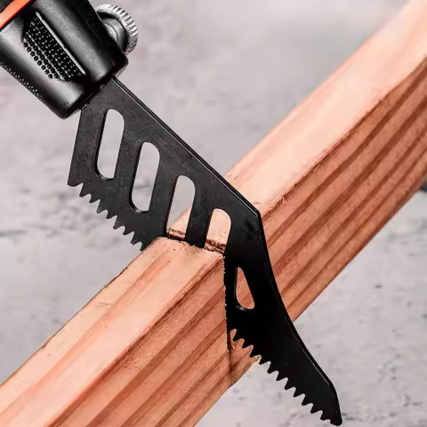 1/5pcs T142HB Jigsaw Blade Set Curved Scroll Saw Blades for Precision Flush Cutting T-Shank Replacem