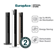 EuropAce DC Tower Fan with Air Sterilizer | ETF 7114D | Slim & Tall & Child Safe | 2 Years Full Warr