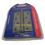 Door Hinge Window Stainless Steel 4 Inches 3 Pieces KINZO 4320SS