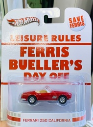 Hobby Store xe mô hình Hot Wheels Retro Ferrari 250 California (Xe Loose Còn Card)