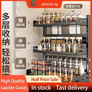 [in stock] Spice Kitchen Storage Rack Organizer Multi-Functional Household Spice Rack Countertop Spi