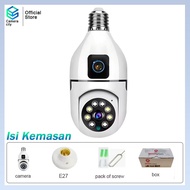 CCTV V380 Pro Dual Lens CCTV Lampu WiFi Full HD 360 Full View Remote Monitoring Smart IP Kamera
