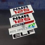 sticker lori Isuzu NMR 125 Safety Plus euro4 lorry sticker accessories