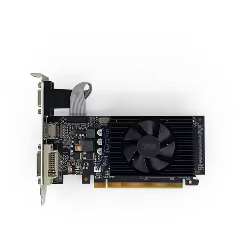 GT730 4GB DDR3 Low Profile Graphics Card PCI-E Half Height GPU for Small PC HTPC - Compact Video Car