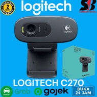 Logitech C270 Webcam HD 720P Web Cam C 270 - C270 LOGITECH WEBCAM