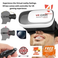 READY STOCK VR Box 2nd 3D Enhanced Generation VR Gear 3D VRBOX VR2 ( VR BOX + CONTROLLER )