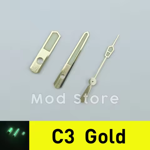 Marine MM300 Master SBDX Watch Hands Set Mod For 4R35 4R36 NH35A NH36A NH38 Mov't C3 Super Lume SKX 