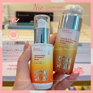 bag Serum Supreme Glow 3D and VitaminC Therapy Glow-Activate Iconskin Cream