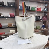 98%New Used Hermes 水桶袋 Licoi19 Blanc Evercolor #愛馬仕單肩包