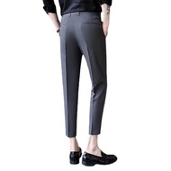 Junqun Pants For Men Summer high-end gurkha pants seluar slack lelaki Drapey feeling korea pant VP06