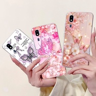 Casing For Samsung Galaxy A2 Core Case A260 SM-A260F SM-A260G Popular Flower Butterfly Soft Clear Co