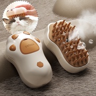 【A Happy】 3 in 1 Pet Brush Cat Steam Brush Comb Dog Brush Electric Spray Cat Hair Brushes Massage Pe
