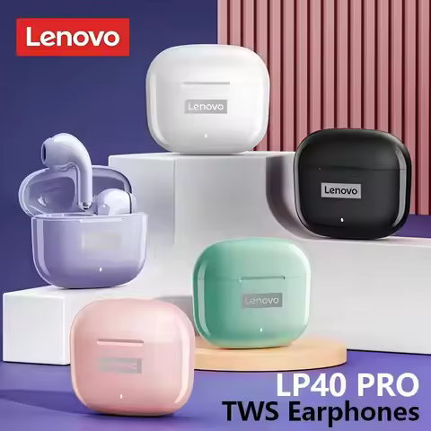 Lenovo LP40 Pro TWS Earphones Wireless Bluetooth 5.1 Sport Headphone Noise Reduction Headphones Sili