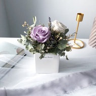 薰衣草 玫瑰 乾燥 永生 桌花 情人節禮物 情人節花束 生日禮物