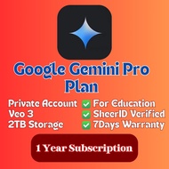 Google AI Gemini Advanced 2.5 Pro Veo3 Private Account