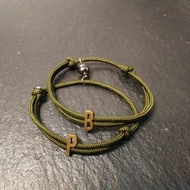 INITIAL COUPLE MAGNET BRACELETS (GET 2 BRACELETS)