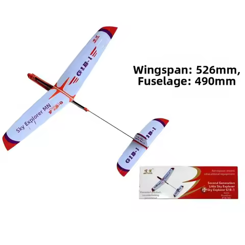 Inertia Rubber Band Assembly Airplane PP 3 Styles P1B-0 Powered Aircraft Glider School Education Com