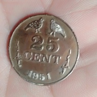 Koin 25 Sen Diponegoro 1951