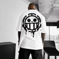 （Miniso）One Piece T-Shirt Law Print Anime Cosplay Youth Me