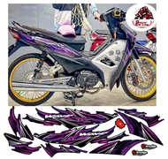 tem wave alpha 110 đời mới mẫu lửa tím