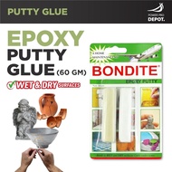 60gm Bondite Epoxy Putty Glue | Adhesive Multipurpose Repair | Your Ideal Home Maintenance Kit | Gam Dempul Epoksi