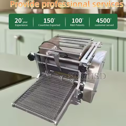 Commercial Automatic Corn Tortilla and Flour Cake Wrap Making Machine For Taco And Grain Processing 