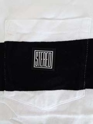 韓國 Aland 潮牌 STEREO Tee T Shirt 黑白 間條 條子 購自韓國 Aland