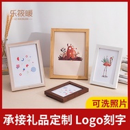 Simple Wooden Small Photo Frame Swing Table 20cm 0A13cm Photo Wall Photo Frame Wall Hanging Picture 