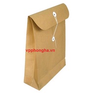 [CHẤT LIỆU SIÊU DÀY DẶN 260GSM] Tập 10 túi đựng hồ sơ khổ A3 có đáy màu xi măng - Đáy 5cm chứa 500 t