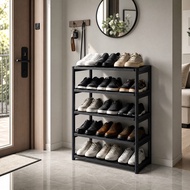 Petra 4 6 tier minimalist sturdy plastic aesthetic multi-purpose Shoe Rack, open cupboard, children'