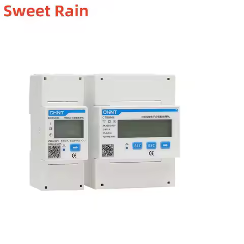 CHNT CHINT DDSU666 DTSU666 Single Phase DIN-Rail Meter 5(80)A 1.5(6)A (RS485) Power Inverter Electri