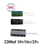 2200uf 10V/16V/ 25V Aluminum Electrolytic capacitor