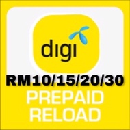 Digi topup RM10/RM15/RM20/RM30 BUKAN PIN