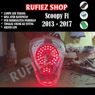 CUSTOM LAMPU STOPLAMP RUNNING SCOOPY FI 2013 2014 2015 2016 2017 Murah