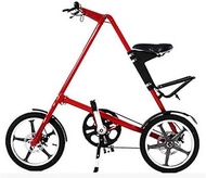 Fashionable Simplicity Mini Folding Bike 16 inch Adult Super Light Student Bicycle Portable Outdoor Subway Vehicles Foldable for Men Women Red 16inch