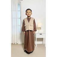 Modern kalcer Gamis, viral children's vest robe baju melayu budak lelaki baju raya budak lelaki