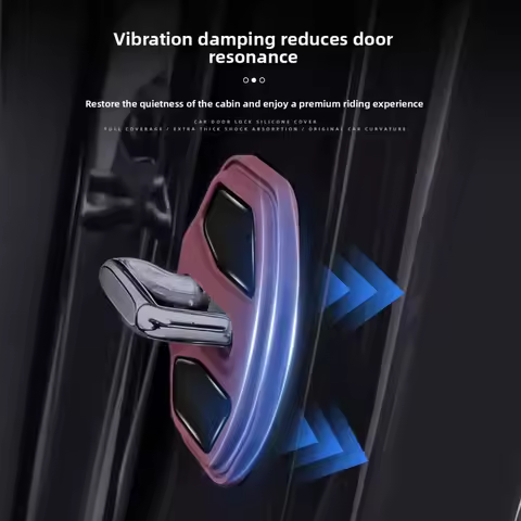 Door Shock Absorber Pads Door Lock Protective Covers for BMW 5 Series, 3 Series, 7 Series, X5, X3, X
