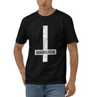 Antichrist Grunge Religion Is Poison Atheist Occult Gothic Novelty Man'S Tshirt New Cotton