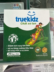 Truekidz chất xơ tan ( hộp 20 ống *10ml)GIÚP GIẢM TÌNH TRẠNG TÁO BÓN Ở TRẺ EM
