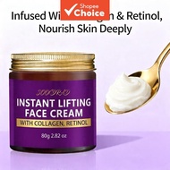 Instant Lifting Face Cream, Collagen & Retinol, 80g/2.82oz, easy to use, effective facial care  Krim
