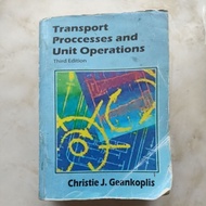 Cart Book Process and Unit Operation Third Edition (3rd Edition) Christie J. English Exploration Pub