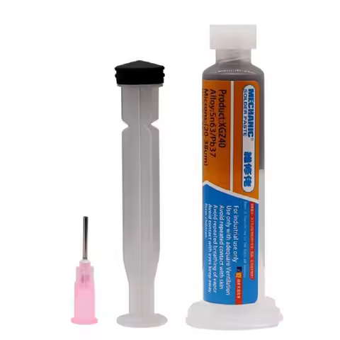 Mechanic XG-Z40 10CC Sn63/Pb37 Tin Solder Paste Syringe High Viscosity 183℃ Soldering Flux For Mobil