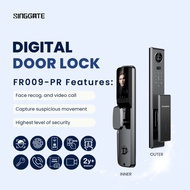 SINGGATE FR009 Pro Smart Viewer Digital Door Lock High Secure Hidden Fingerprint