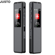 JUSTO MP3 Player, Portable Max Support 128GB Card Digital Voice Recorder Pen, TF Card Compatible HD 