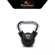 Fitness Concept : Maxx Rubberized Kettlebell 4kg/6kg/8kg/10kg/12kg