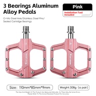 WEST BIKING 3-Bearing xe đạp đường núi bàn đạp Ổ đệm khí cường độ cao không trượt nhiều màu giò đạp 