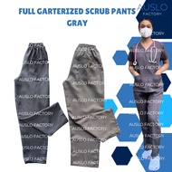Af Full Garterized Pants Scrubsuit Factory Pants Shade of Gray