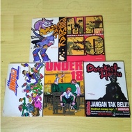 PRELOVED buku komik GEMPAK STARZ gempakstarz karya ZINT Under 18 Mat Gempak Jinggo Comic book Manga